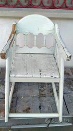 sediolina vintage per bimbo