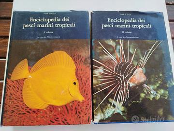 2 libri enciclopedia dei pesci marini 