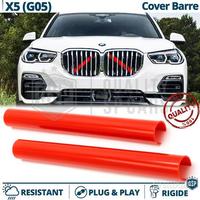 COVER Barre Radiatore per Bmw X5 G05 ROSSE Fasce