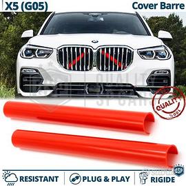COVER Barre Radiatore per Bmw X5 G05 ROSSE Fasce