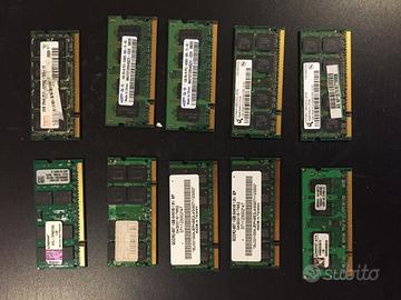 Ram ddr2 667-800 pc2 5300s notebook 1gb-2gb
