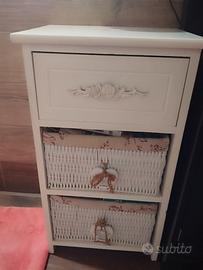 Cassettiera shabby chic