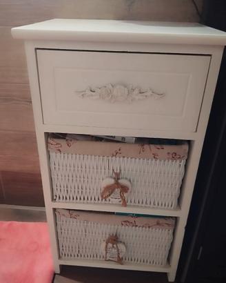 Cassettiera shabby chic