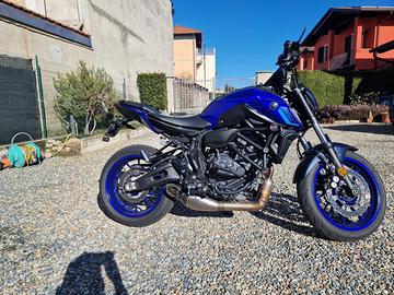 YAMAHA MT-07 ABS 2024 ICON BLUE 7651 KM PATENTE A
