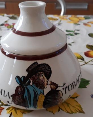 Vaso porta tabacco in ceramica Savinelli