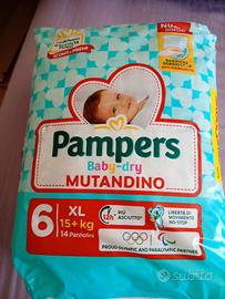 pannolini Pampers baby-dry mutandino