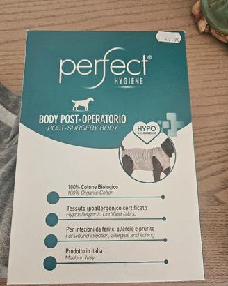 body post-operatorio cane femmina 39 cm 