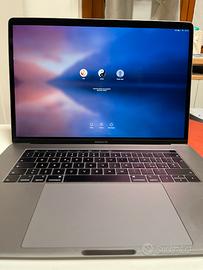 Mac Book Pro 15" touch bar 2019