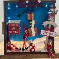 Decorazione di Natale, villaggio degli elfi