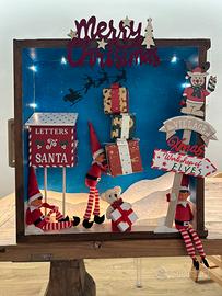 Decorazione di Natale, villaggio degli elfi