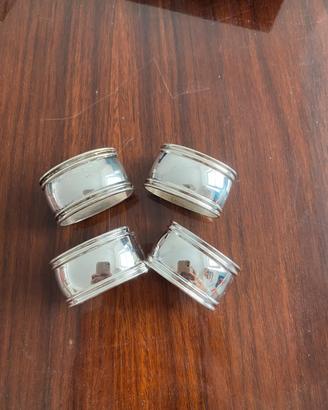Set 4 portatavaglioli vintage con scatola   