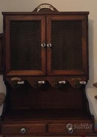 MobileBar/Dispenser in Legno Spagnolo. Anni 70