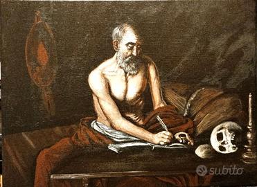 San Girolamo scrivente, da Caravaggio