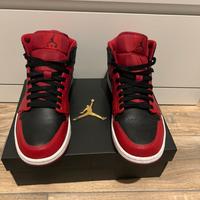 Jordan nike rosse e nere
