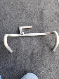manubrio e attacco cinelli vintage 
