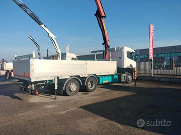 Scania V8 , gru palfinger cassone scarrabile