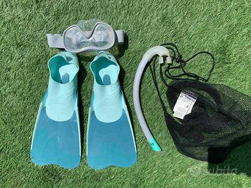 kit snorkeling + scarpette scogli