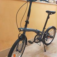 bicicletta pieghevole folding decathlon unisex 