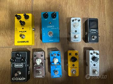 Pedali effetto per Chitarra
