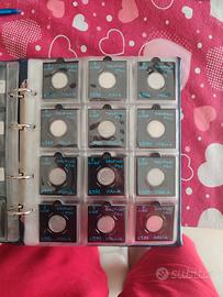 Monete italiane lira in fior di conio