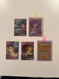 Lotto carde varie espansioni, snche team rocket