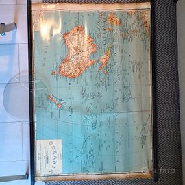 carte geografiche lotto vintage design arredo casa