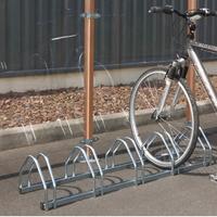 Rastrelliera portabici acciaio zincato