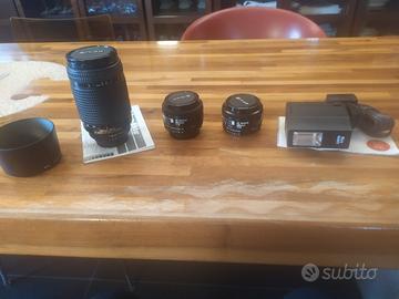 obbiettivi per fotografia