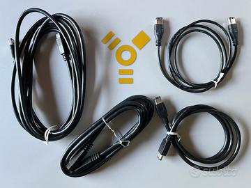 4 cavi FireWire - diversi connettori e lunghezze