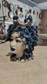 Testa di Medusa e Polifemo h20-ceramiche di Caltag