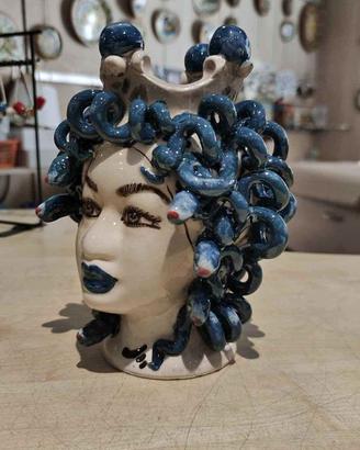 Testa di Medusa e Polifemo h20-ceramiche di Caltag