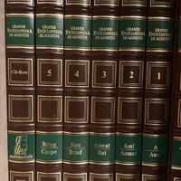 Enciclopedia  in pelle de agostini e gedea