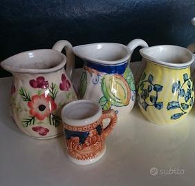 4 bricchi da latte piccoli