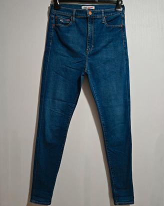 Jeans TOMMY super skinny fit a vita alta (31W 30L)