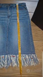 gonna jeans Dolce e Gabbana