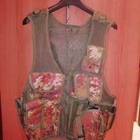 Gilet tattico softair vegetato (mimetico)