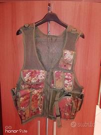 Gilet tattico softair vegetato (mimetico)