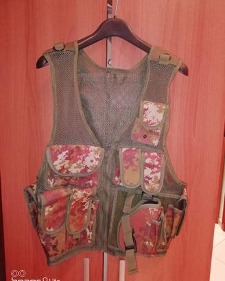 Gilet tattico softair vegetato (mimetico)