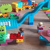 Lego duplo, mercato , zoo, parco giochi.