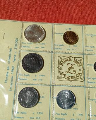 Serie divisionale Lira 1969