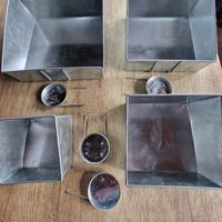 Set teglie per torte modello wonky rettangolari