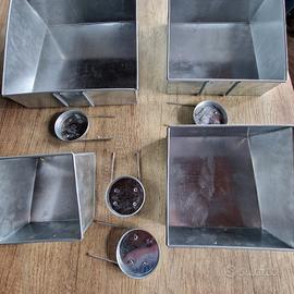 Set teglie per torte modello wonky rettangolari