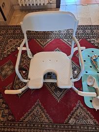 Sedia girevole per vasca