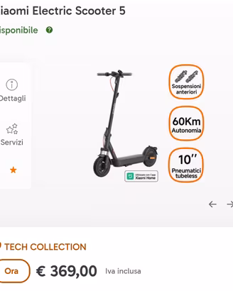 Monopattino Xiaomi 5