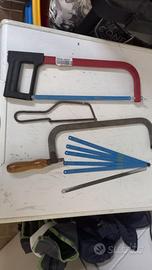 4 Seghetti a mano + lame