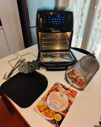 Griglia elettrica più friggitrice elettrica a aria