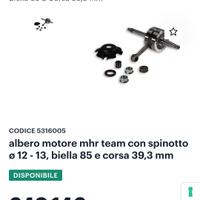 albero motore malossi MHR Team  c one