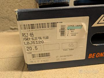 scarpone lange rsj misura 20.5 Flex 65