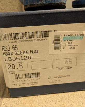 scarpone lange rsj misura 20.5 Flex 65