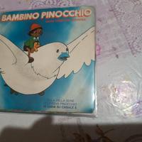 45 giri Bambino Pinocchio canta Cristina D'Avena 